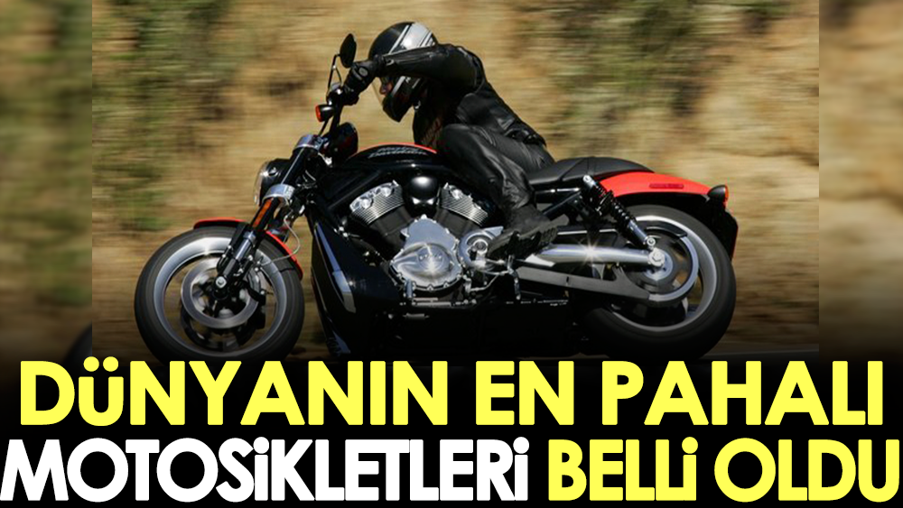 Dünyanın en pahalı motosikletleri belli oldu 1