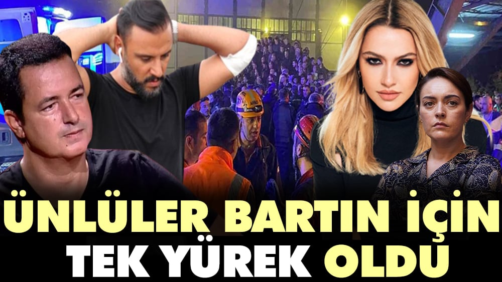 Ünlüler Bartın için tek yürek oldu 1