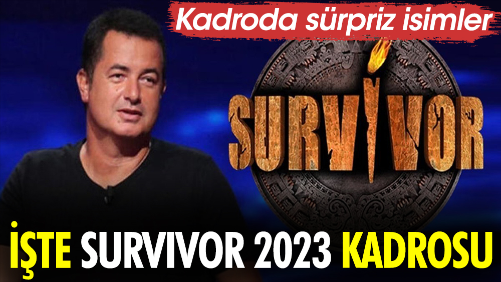 İşte Survivor 2023 kadrosu. Kadroda sürpriz isimler var 1