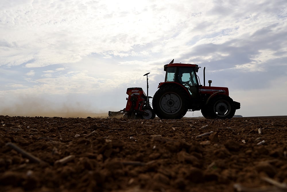 Edirne'de buğday ekimi başladı 14