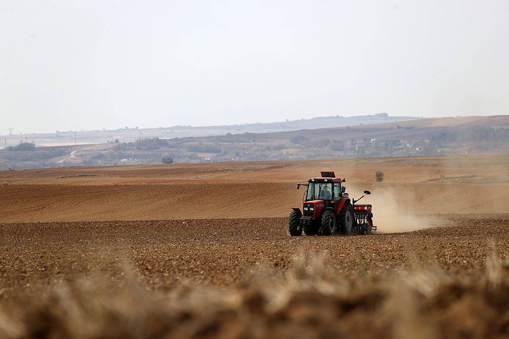 Edirne'de buğday ekimi başladı 16