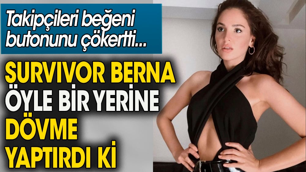 Survivor Berna öyle bir yerine dövme yaptırdı ki. Görenlerin nefesi kesildi 1