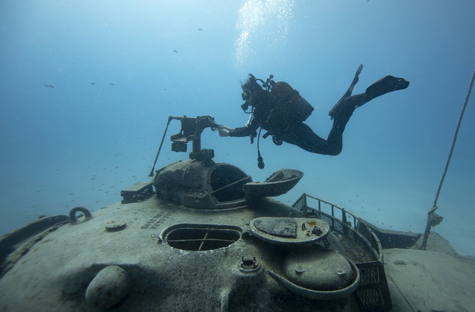 Akdeniz'in dibinde ABD yapımı tank O tank neden batırıldı. İşte nedeni 10