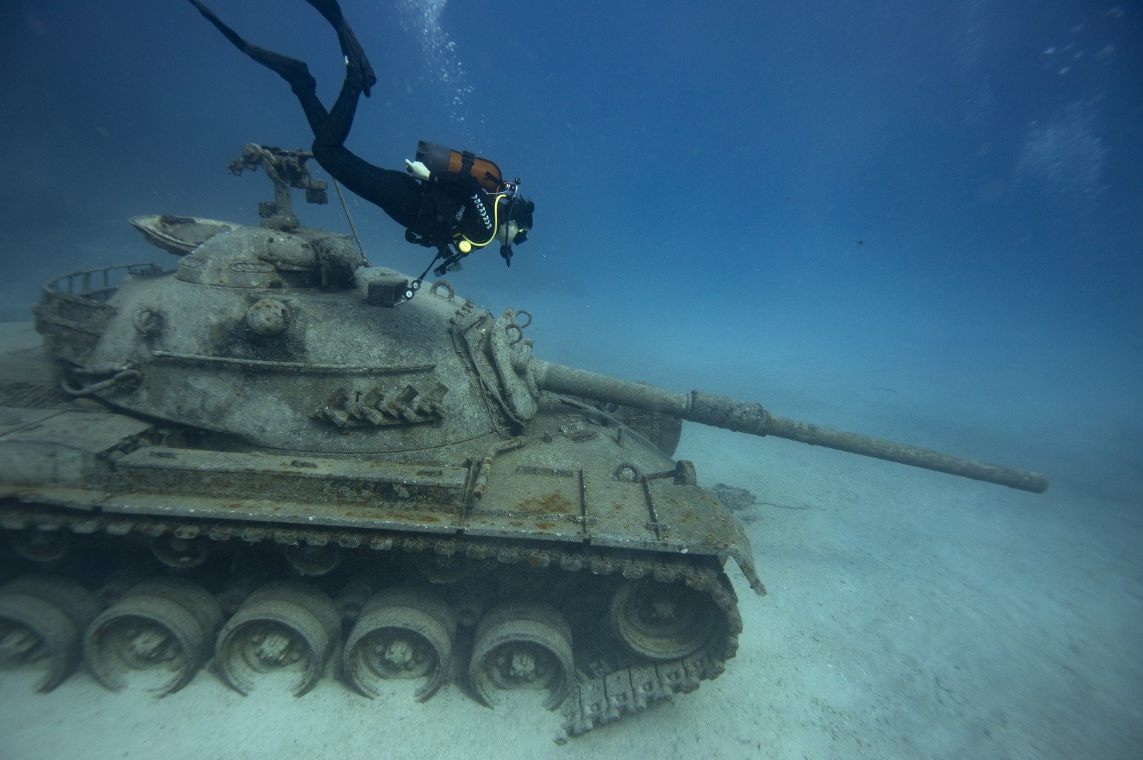 Akdeniz'in dibinde ABD yapımı tank O tank neden batırıldı. İşte nedeni 9