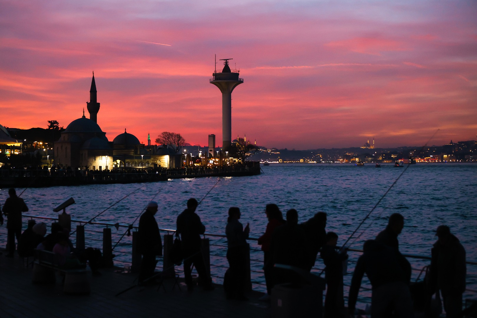 İstanbul'da günbatımı. Manzarayı görenler dönüp bir kez daha baktı 6