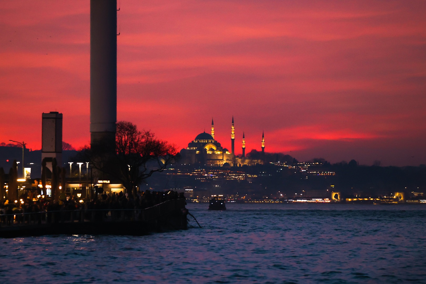 İstanbul'da günbatımı. Manzarayı görenler dönüp bir kez daha baktı 2