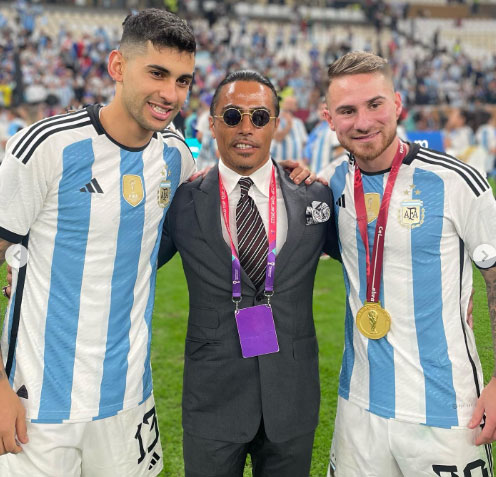 Nusret Dünya Kupası sevincini Arjantinli futbolcularla yaşadı 4