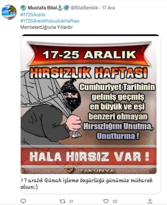 17-25 Aralık Yolsuzluk Haftası sosyal medyada tüm hızıyla kutlanıyor 37