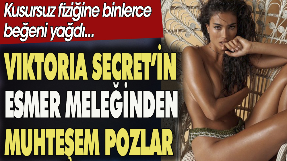 Victoria's Secret'ın esmer meleğinden muhteşem pozlar. Kusursuz fiziği ile mest etti 1