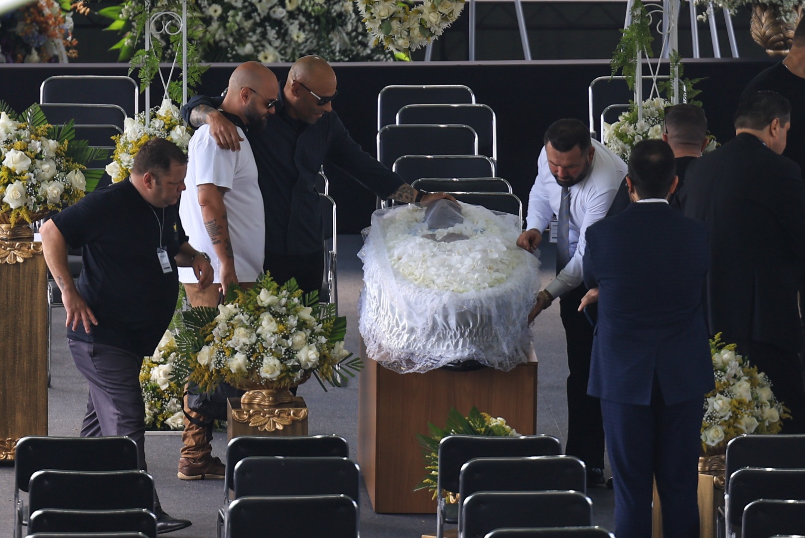 Pele'nin cenaze töreninden flaş fotoğraflar. Tabutunu böyle taşıdılar 7