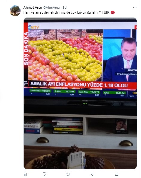 Enflasyonu açıklayan TÜİK'e vatandaşlardan yorum yağıyor 80
