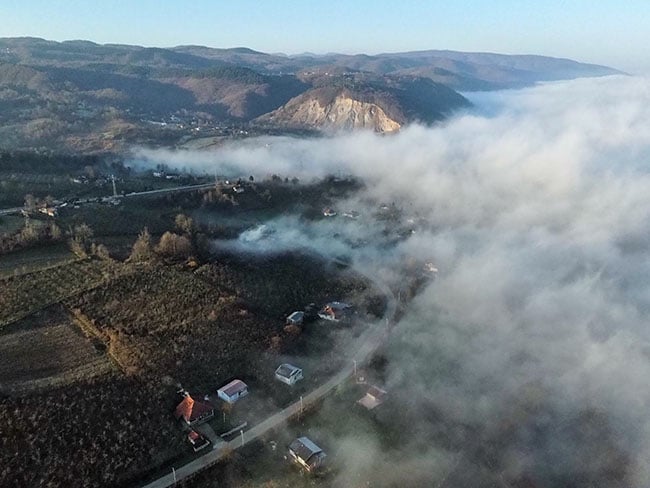 Bolu ve Düzce'de sis engeli 7