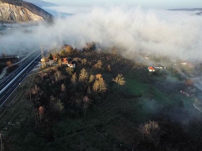 Bolu ve Düzce'de sis engeli 6