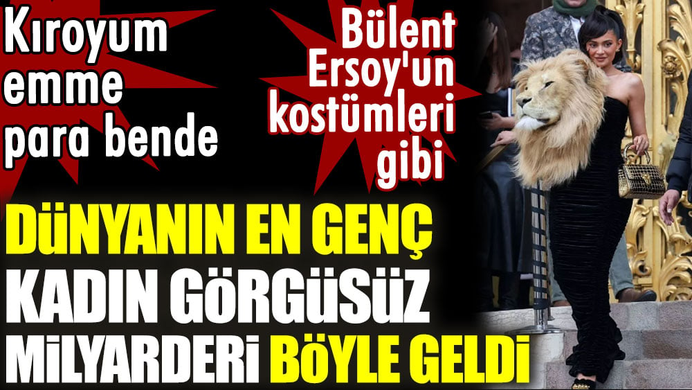 Görgüsüz kadın milyarder böyle geldi. Kıroyum emme para bende. Bülent Ersoy'un kostümleri gibi 1