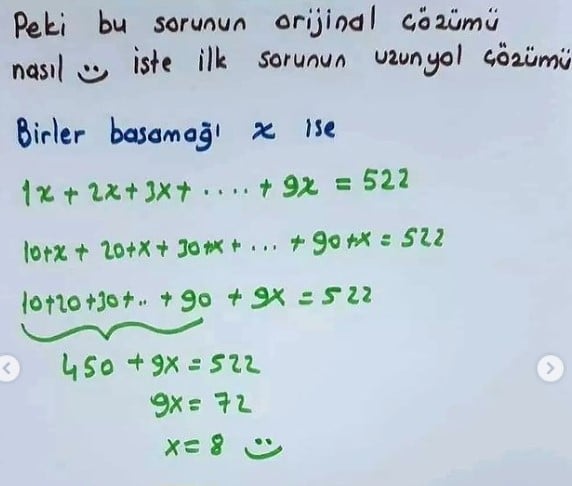 Matematik soruları 1 saniyede nasıl çözülür? Matematik öğretmeni açıkladı 9