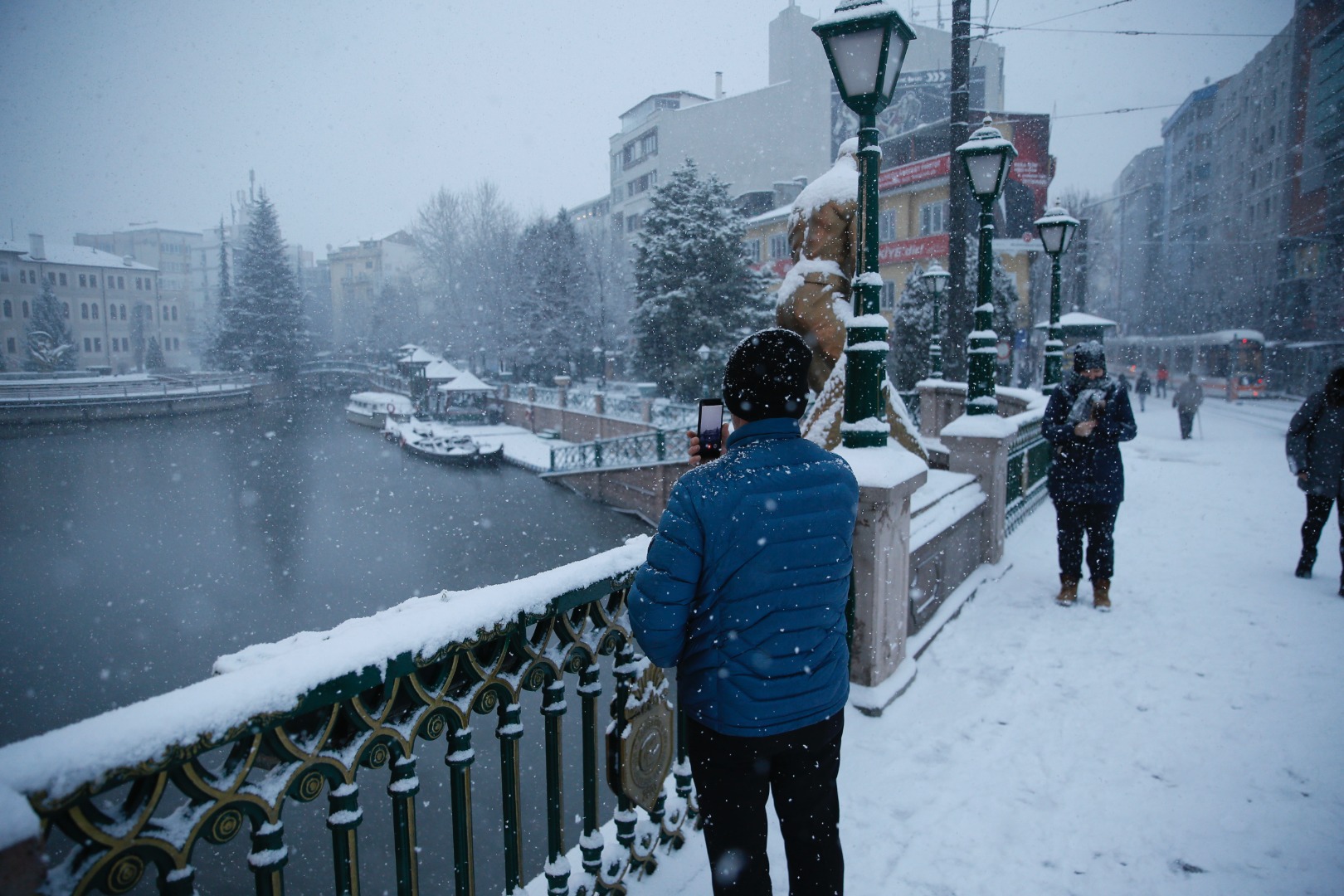 Eskişehir'de kar ve soğuk hava etkili oluyor 7