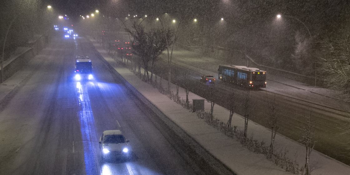 Kar ve tipi Ankara'yı beyaza bürüdü  62