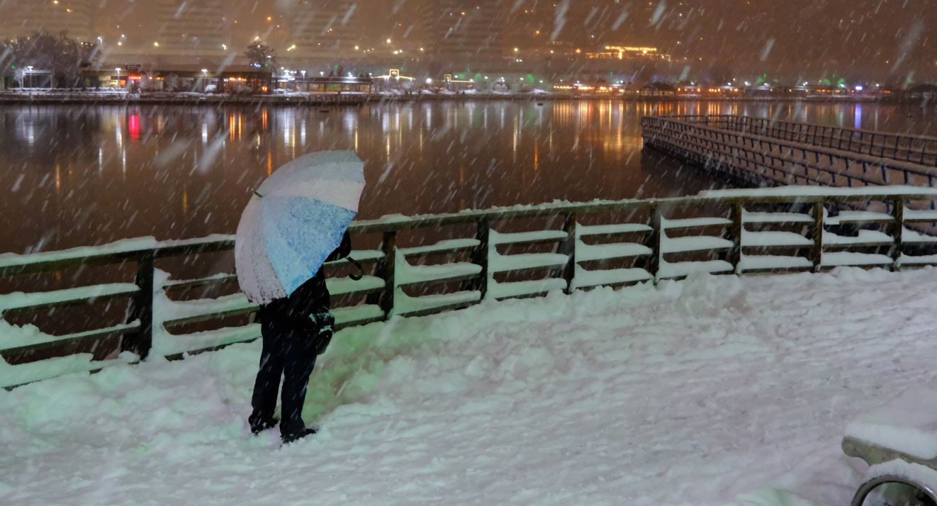 Kar ve tipi Ankara'yı beyaza bürüdü  54