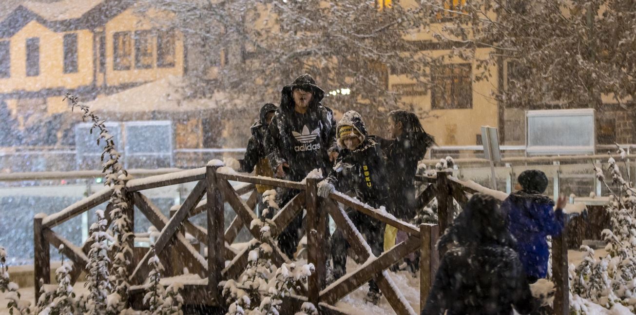 Kar ve tipi Ankara'yı beyaza bürüdü  43