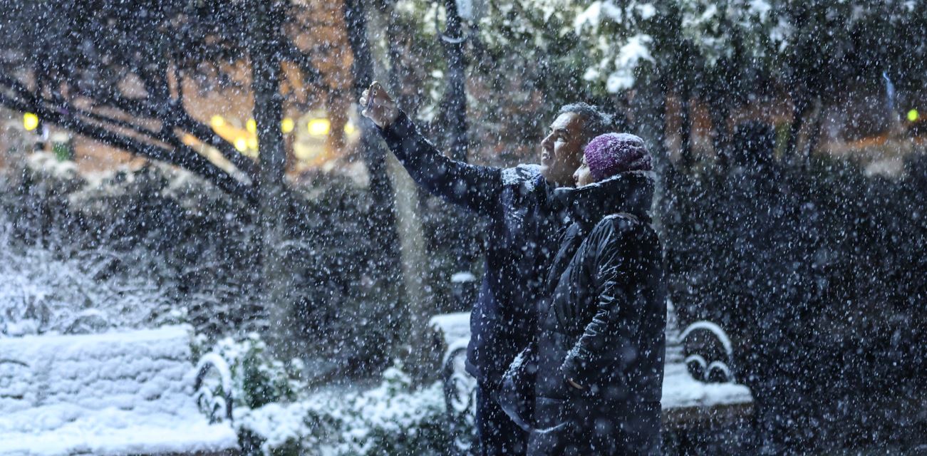 Kar ve tipi Ankara'yı beyaza bürüdü  30