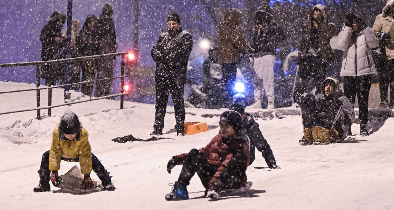 Kar ve tipi Ankara'yı beyaza bürüdü  7