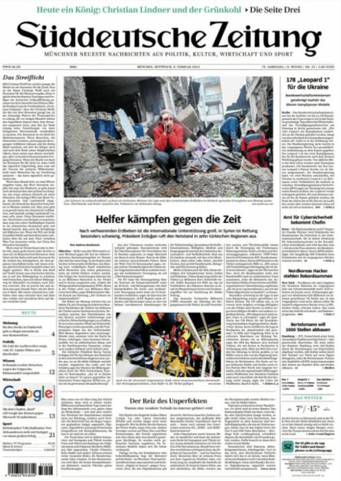 Türkiye’yi yıkan deprem dünya basınına böyle yansıdı 9