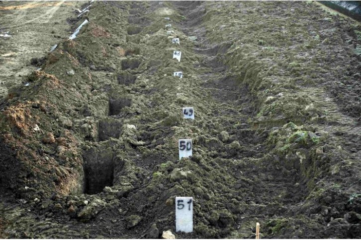 Hatay'da 'deprem mezarlığı' oluşturuldu: Numarayla defnedildiler 6