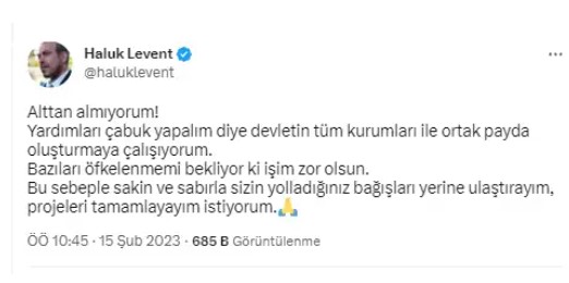 Haluk Levent'ten kendisini engellemeye çalışanlara ok gibi sözler. Türkiye'de hiçbir iyilik cezasız kalmaz 6