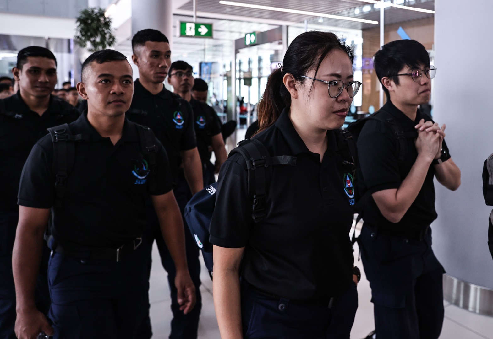 Singapur arama kurtarma ekibi alkışlarla uğurlandı 7