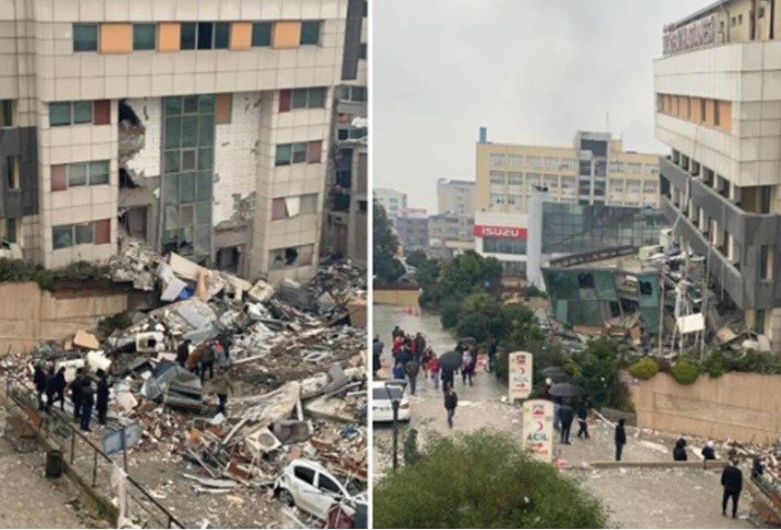 Deprem öncesi ve sonrası fotoğraflar yıkımın boyutunu gözler önüne serdi 4
