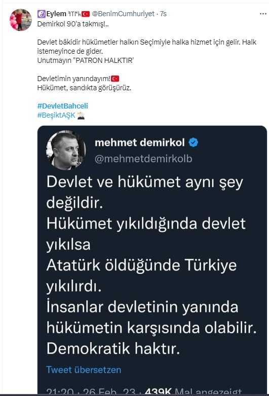 Türkiye Beşiktaş'tan istifa eden Devlet Bahçeli'yi konuşuyor. Beşiktaş taraftarı 'Hükümet istifa' diye bağırdı Bahçeli Beşiktaş'tan istifa etti 35