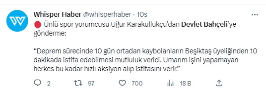 Türkiye Beşiktaş'tan istifa eden Devlet Bahçeli'yi konuşuyor. Beşiktaş taraftarı 'Hükümet istifa' diye bağırdı Bahçeli Beşiktaş'tan istifa etti 25