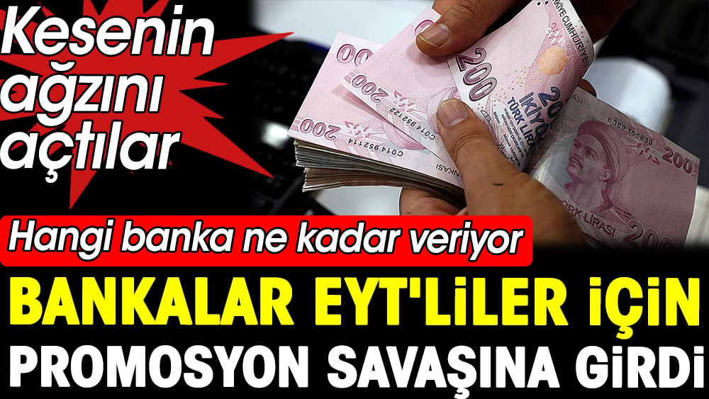 Kesenin ağzını açtılar. Bankalar EYT'liler için promosyon yarışına girdi 1