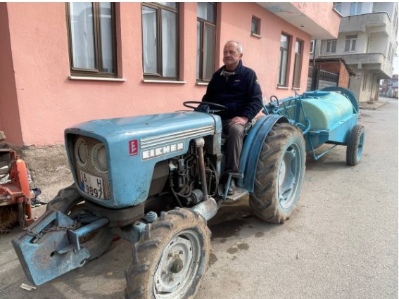 47 yıllık traktöre otoyol cezası geldi 3