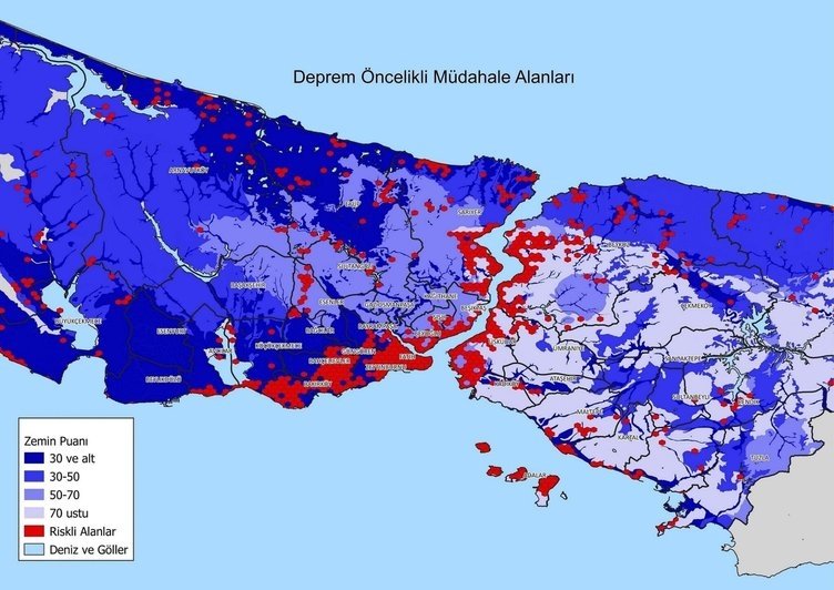 AFAD'dan eyvah dedirten deprem uyarısı. Tam 80 fay 9