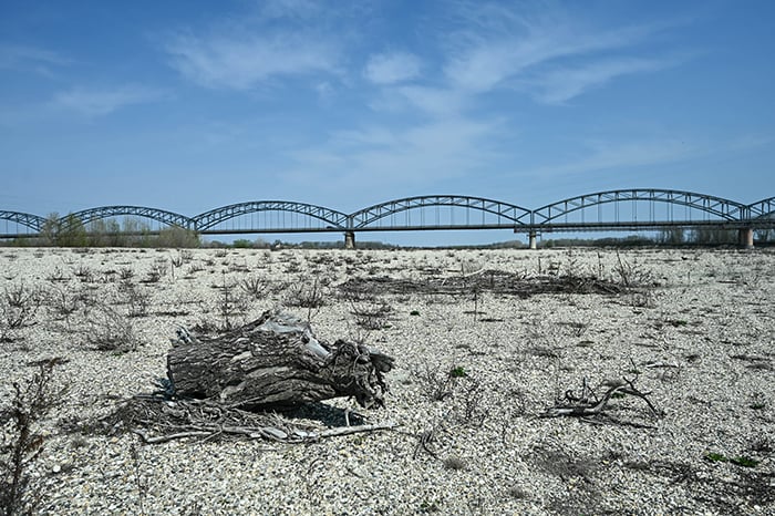 İtalya'nın en büyük nehri Po'da kuraklık sıkıntısı 4