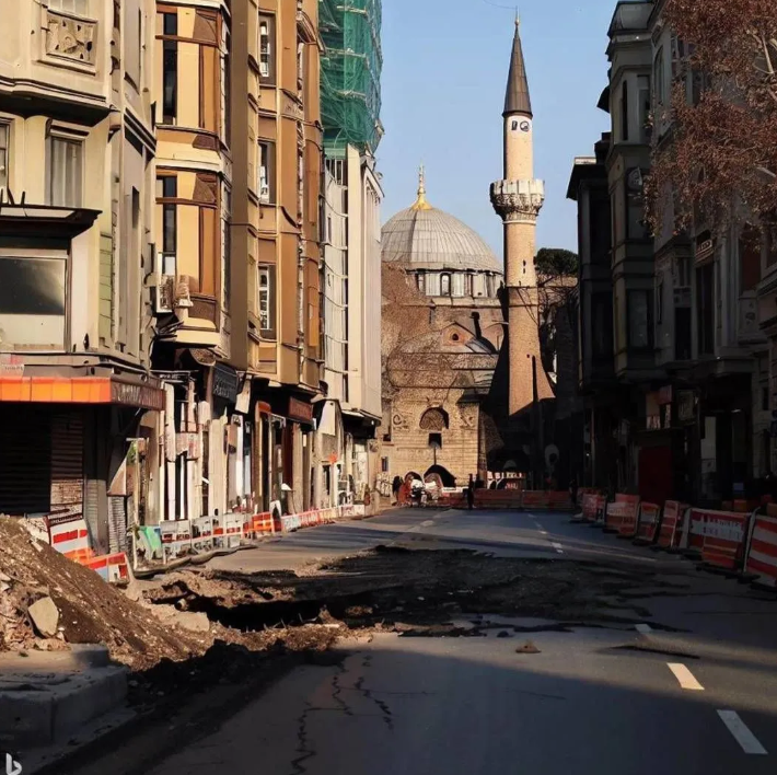 Yapay zeka İstanbul depremini çizdi. Resimler korkunç 29