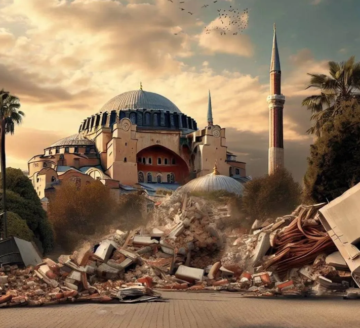 Yapay zeka İstanbul depremini çizdi. Resimler korkunç 2