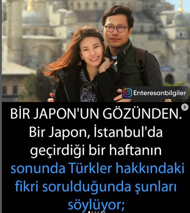 Türkiye'de bir hafta geçiren Japon'a Türkler hakkında fikri sorulduğunda şunları söyledi 2