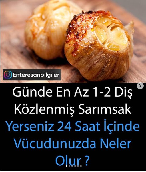 Günde 1 diş közlenmiş sarımsak yerseniz bakın vücudunuzda neler olacak. Saat saat etkisini gösteriyor 2