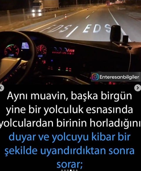 Horlayan yolcuyu uyandırmak isteyen muavin başına gelen olayı ölene kadar unutmayacak 5