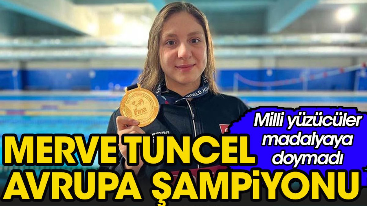 Avrupa Şampiyonası'nda Merve Tuncel altın madalya kazandı