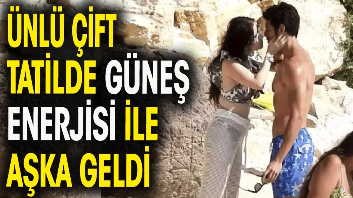 Oyuncu Özge Gürel ve Serkan Çayoğlu çifti güneş enerjisi ile aşka geldiler