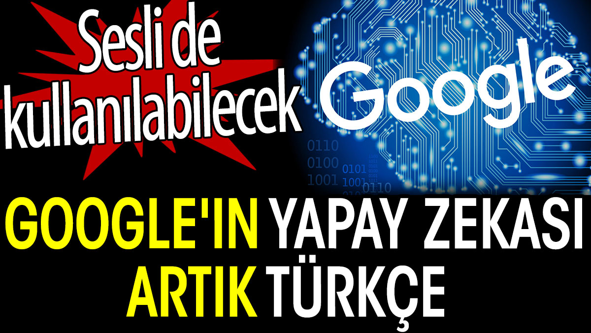 Google'ın yapay zekası artık Türkçe. Sesli de kullanılabilecek