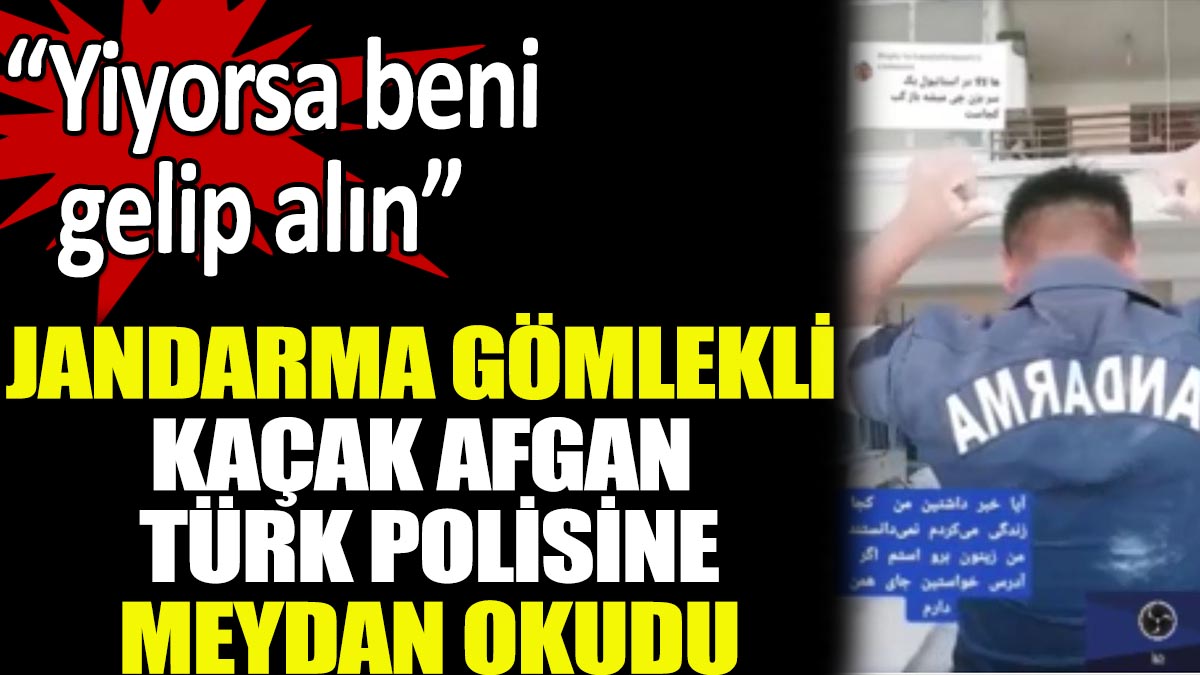 Zeytinburnu’nda yaşayan kaçak Afgan video paylaşarak polis ekiplerine meydan okudu