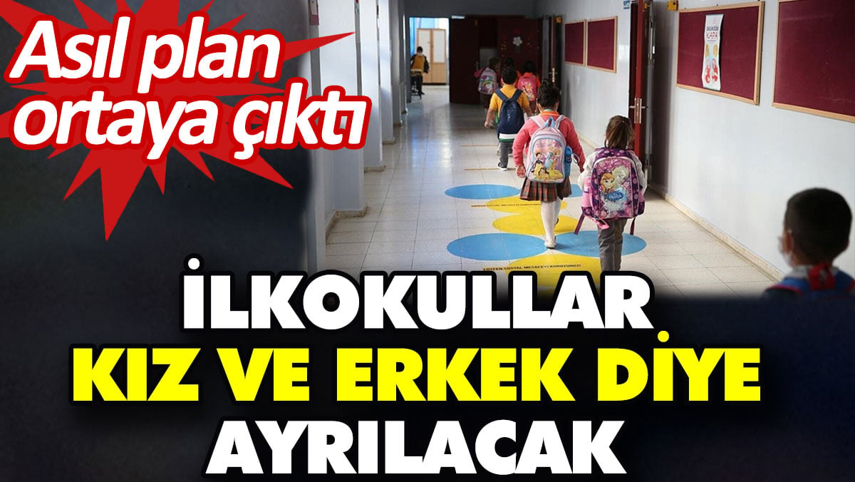 Asıl plan ilkokullarda kız okulları açmak