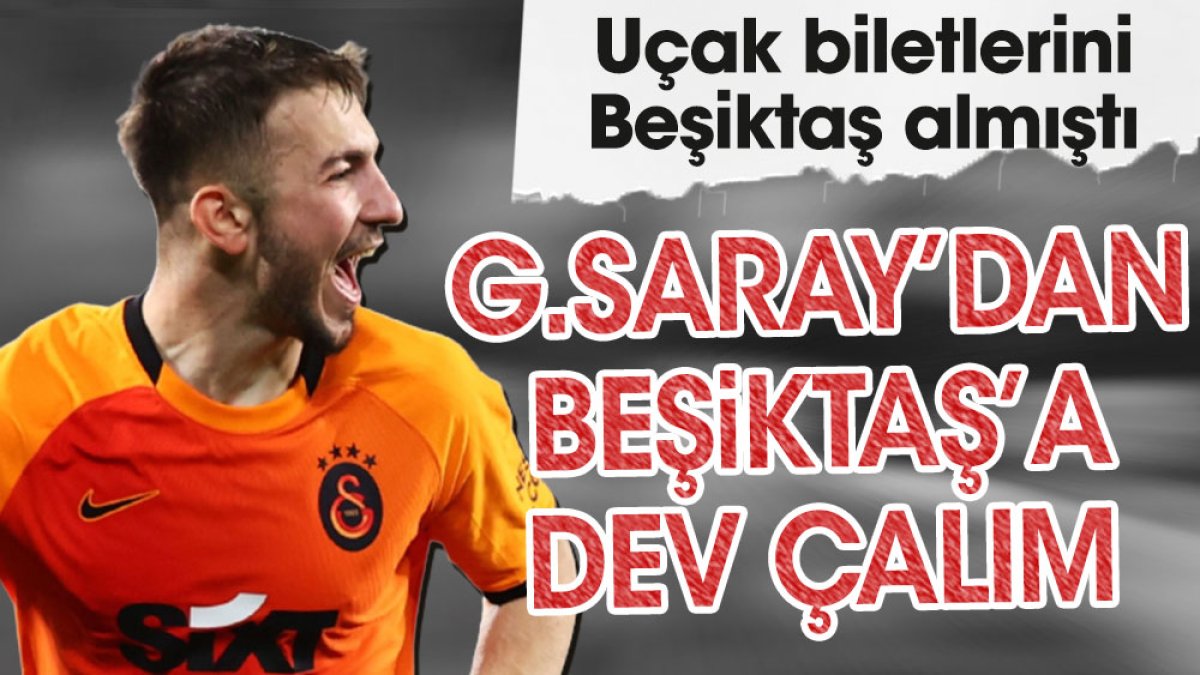 Uçak biletlerini Beşiktaş aldı, Halil'i Galatasaray kaptı!