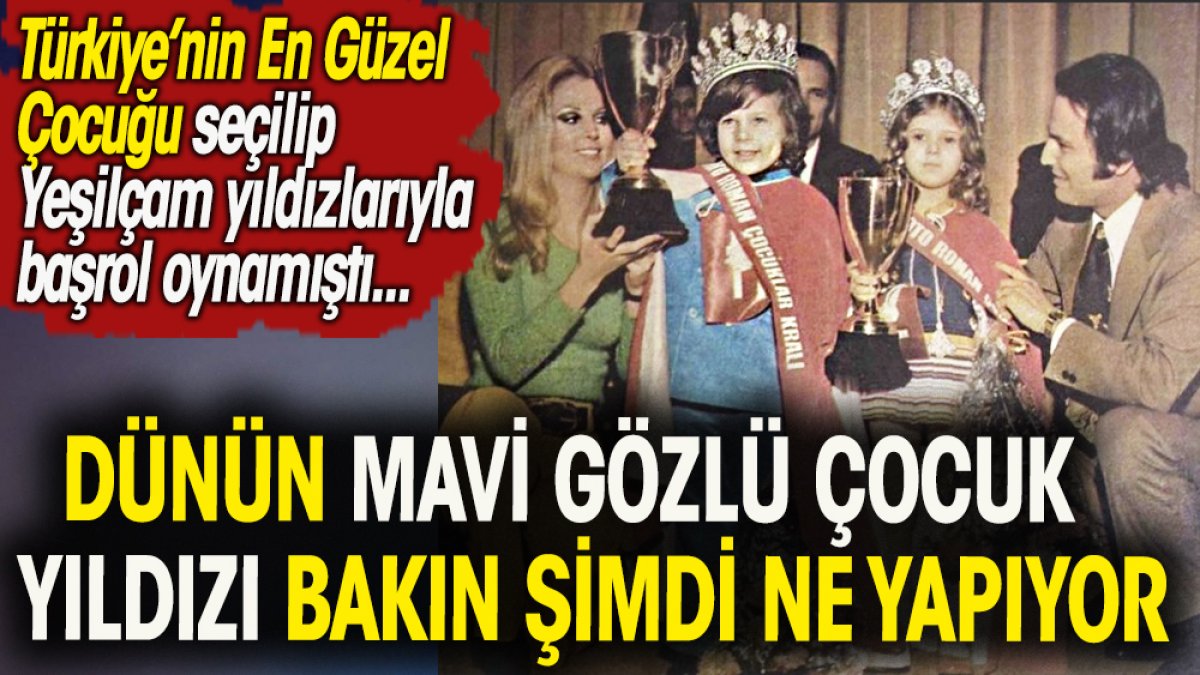 Dünün mavi gözlü çocuk yıldızı Murat Erton bakın şimdi ne yapıyor?