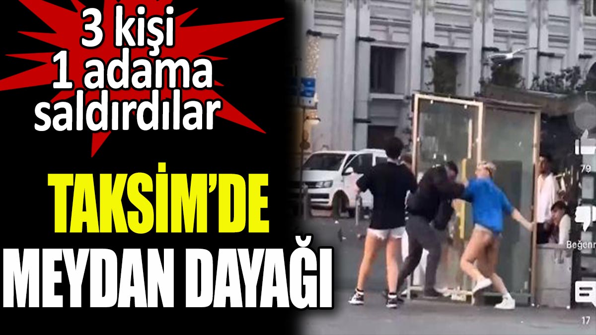 Taksim’de travestilerden sokak ortasında meydan dayağı