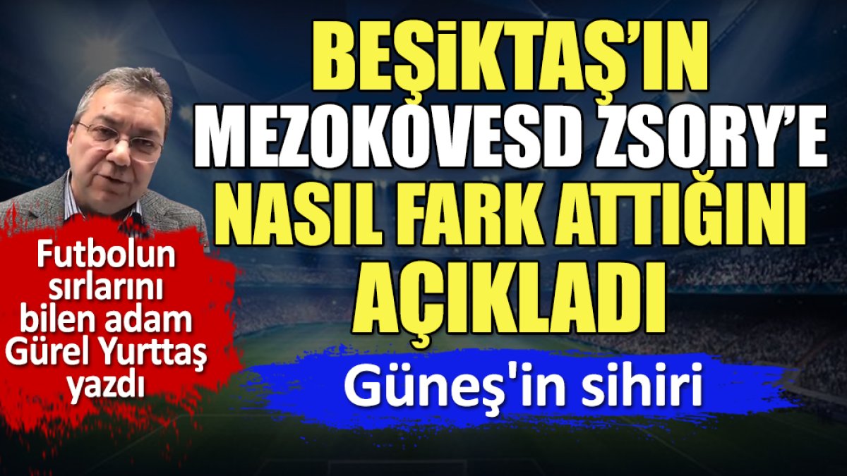 Beşiktaş'ın Mezökövesd Zsory'e nasıl fark attığını Gürel Yurttaş açıkladı